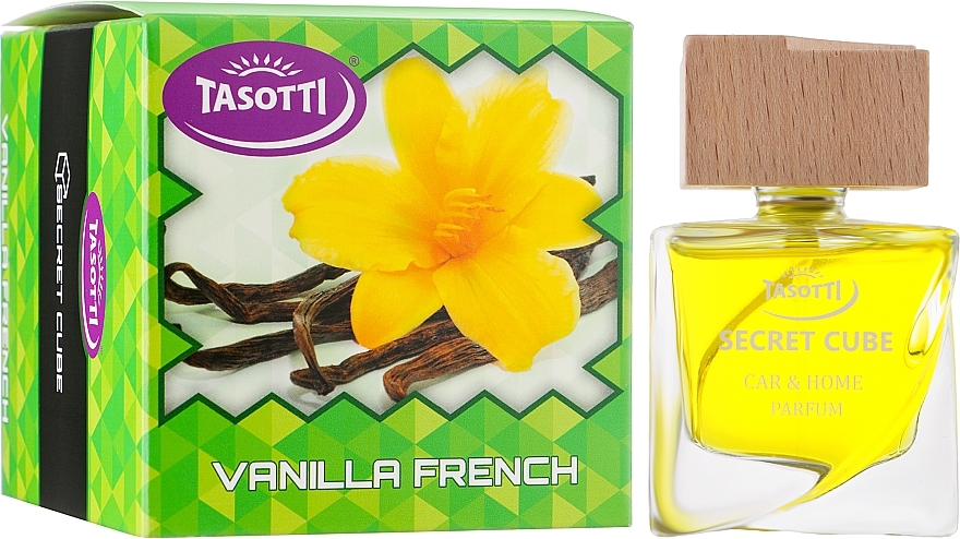 Vanilla French Car Perfume - Tasotti Secret Cube Vanilla French — photo N2