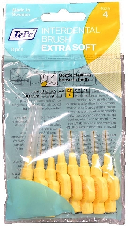 Interdental Brush - TePe Interdental Brush Extra Soft 0.7mm — photo N1