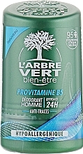 Fragrances, Perfumes, Cosmetics Men Deodorant with Provitamin B5 - L'Arbre Vert Deodorant