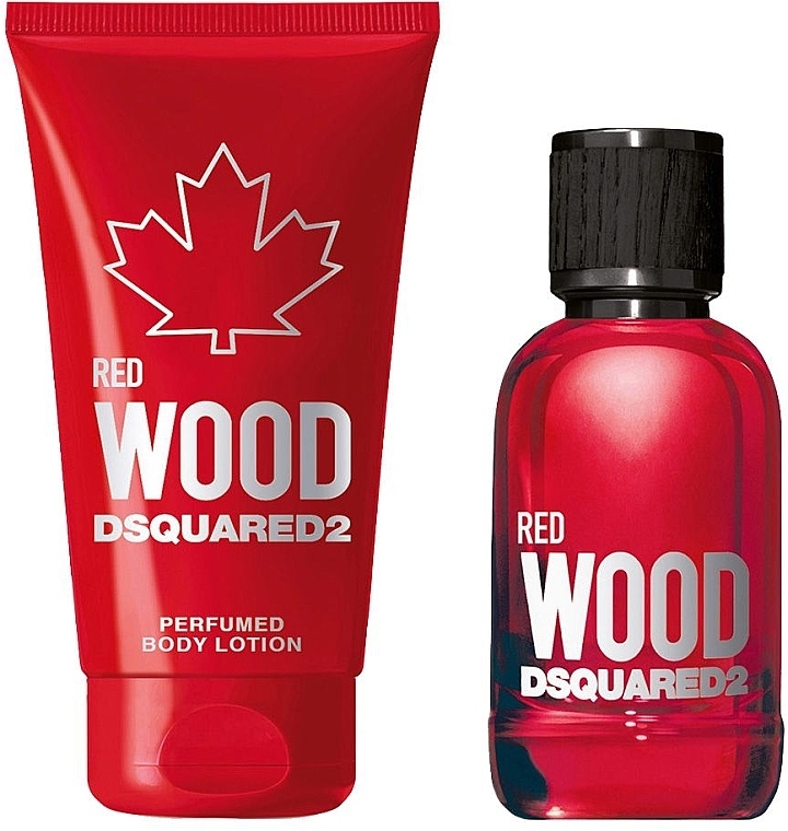 Dsquared2 Red Wood Pour Femme - Set (edt/100ml + b/lot/150ml) — photo N4