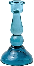 Fragrances, Perfumes, Cosmetics Glass Candle Holder - Paddywax Tall Glass Taper Holder Blue