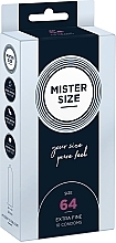 Fragrances, Perfumes, Cosmetics Latex Condoms, size 64, 10 pcs - Mister Size Extra Fine Condoms