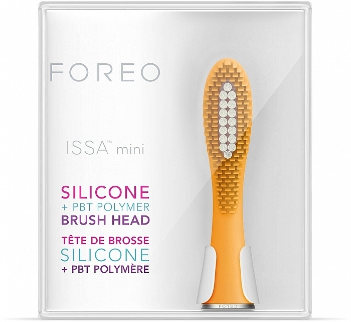 Brush Head - Foreo Issa Mini Hybrid Brush Head Mango Tango — photo N2