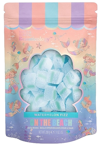 Bath cubes - Baylis & Harding Beauticology On The Beach Watermelon Fizz Bath Rocks — photo N1