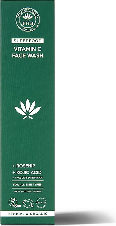 Vitamin C Face Cleansing Foam - PHB Ethical Beauty Superfood Vitamin C Face Wash — photo N2