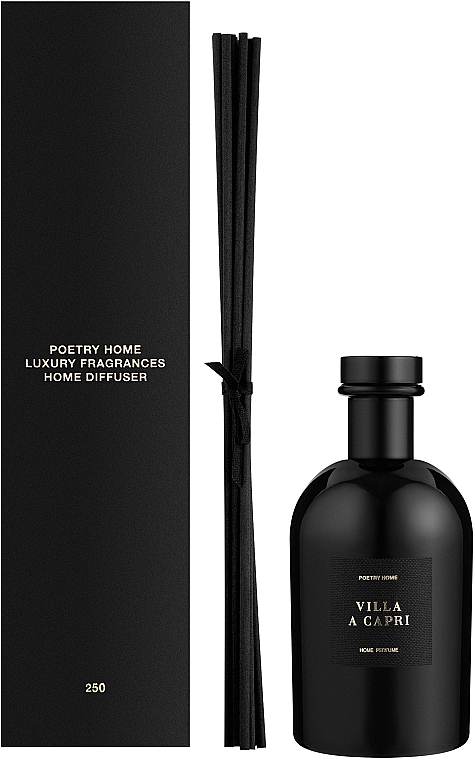 Poetry Home Villa A Capri Black Round Collection - Perfumed diffuser — photo N2