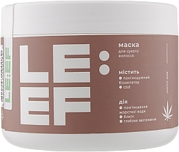 Fragrances, Perfumes, Cosmetics Dry Hair Mask - LE:EF Hair Mask