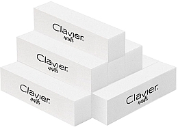 Fragrances, Perfumes, Cosmetics Nail Polishing Block, white - Clavier