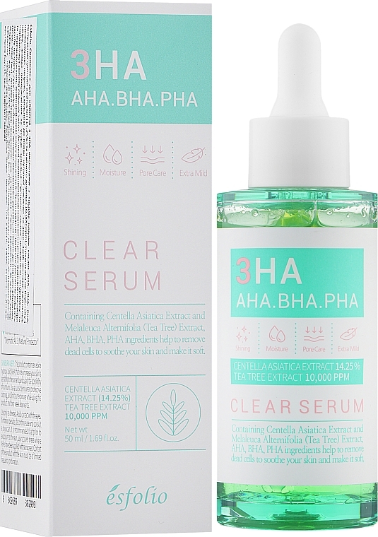 Acid Face Serum - Esfolio 3HA Clear Serum — photo N2