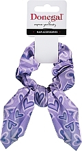 Fragrances, Perfumes, Cosmetics Hair Tie, bow, purple - Donegal FA-5689