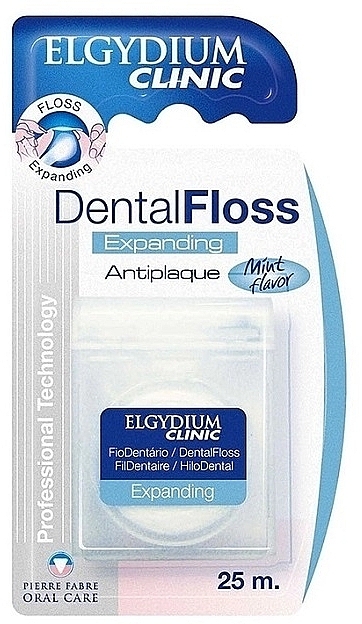 Anti-Plaque Dental Floss - Elgydium Clinic Dental Floss Expanding Antiplaque — photo N1