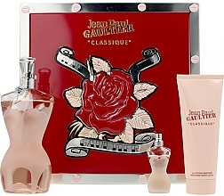Fragrances, Perfumes, Cosmetics Jean Paul Gaultier Classique - Set (edt/100ml + b/lot/75ml + edt/10ml)