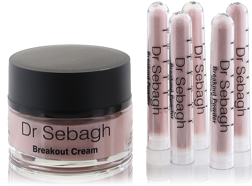 Oily Skin Care Complex - Dr Sebagh Breakout Powder & Cream for Oily Skin — photo N3