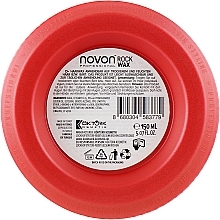 Ultra Strong Hold Hair Paste - Novon Professional Rock Wax Ultra Strong Hold — photo N4