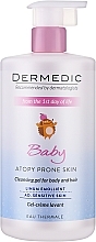 Head & Body Care Cream-Gel - Dermedic Emollient Linum Baby — photo N3