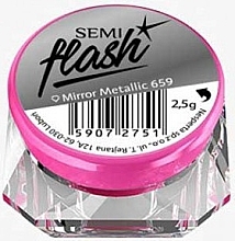 Nail Mirror Powder - Semilac Semi Flash — photo N1