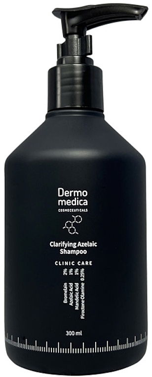 Cleansing Shampoo with Azelaic Acid, Mandelic Acid & Pyroctolamine - Dermomedica Clinic Care Clarifying Azelaic Shampoo — photo N1