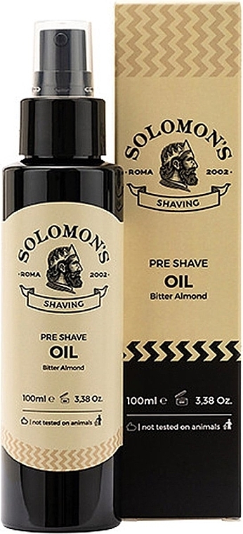 Bitter Almond Pre-Shave Oil - Solomon's Pre-Shave Oil Bitter Almond — photo N1