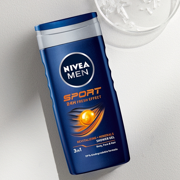 Set - NIVEA MEN Sport Beat (sh/gel/250ml + deo/50ml) — photo N6