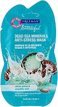 Fragrances, Perfumes, Cosmetics Anti-Stress Facial Mask "Dead Sea Minerals" - Freeman Feeling Beautiful Dead Sea Minerals Anti-Stress Mask (mini size)