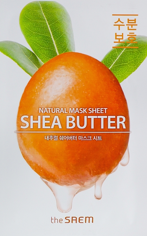 Shea Butter Sheet Mask - The Saem Natural Shea Butter Mask Sheet — photo N1