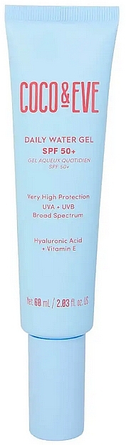 Face Sunscreen - Coco & Eve Daily Watergel SPF 50+ — photo N2