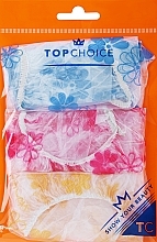 Fragrances, Perfumes, Cosmetics Shower Cap, 30659, 3 pcs, blue, yellow, pink - Top Choice