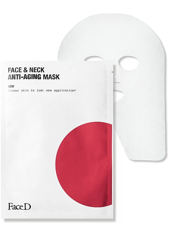 Anti-Aging Face and Neck Mask - FaceD Face&Neck Anti-Ageing Mask — photo N2