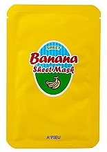 Fragrances, Perfumes, Cosmetics Nourishing Banana Extract and Honey Mask - A'Pieu Sweet Banana Sheet Mask