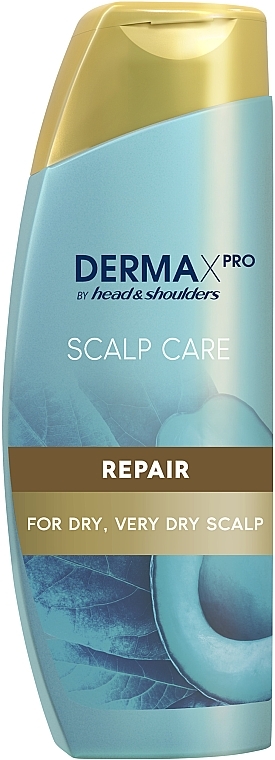 Shampoo for Dry & Extra Dry Scalp - Head & Shoulders Derma X Pro Scalp Care Repair — photo N1