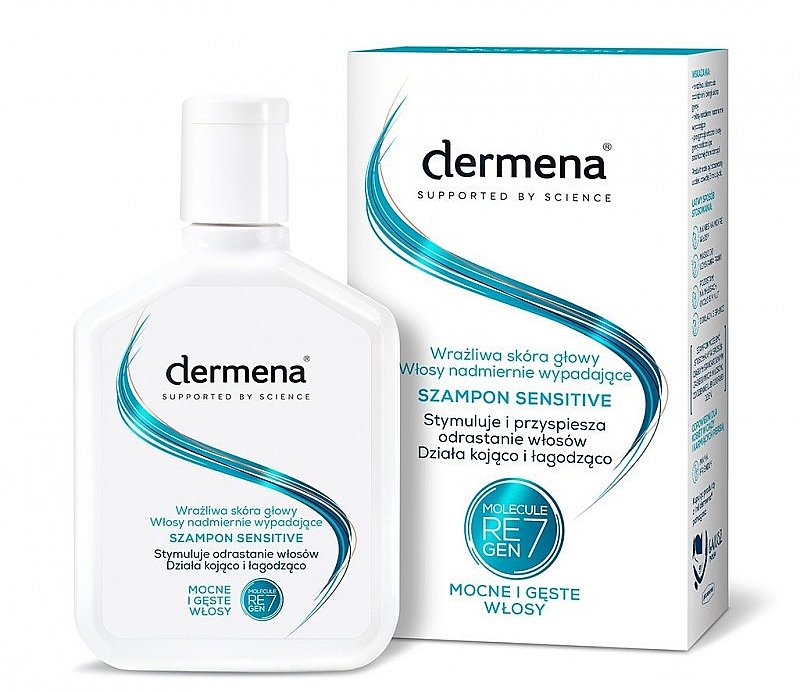 Shampoo for Sensitive Scalp - Dermena Hair Care Sensitive Shampoo — photo N4