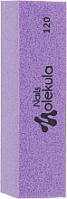 Fragrances, Perfumes, Cosmetics 4-Sided Nail Buffer 120/120, M-25, purple - Nails Molekula