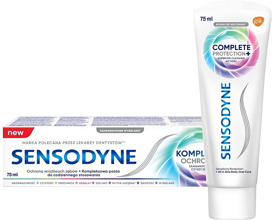 Complex Protection+ Toothpaste - Sensodyne Complete Protection+ Toothpaste — photo N1