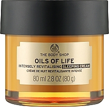 Night Face Cream - The Body Shop Oils Of Life Intensely Revitalising Sleeping Cream (no pack) — photo N1