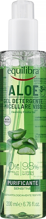Cleansing Micellar Gel - Equilibra Aloe — photo N1