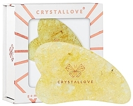 Facial Massager - Crystallove Lemon Amber Gua Sha — photo N13