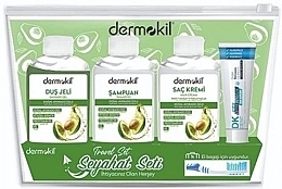 Fragrances, Perfumes, Cosmetics Set, 5 products - Dermokil Avokado Seyahat Seti