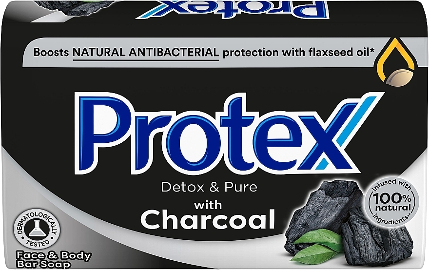 Charcoal Solid Soap - Protex Charcoal Solid Soap — photo N1