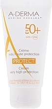 Sunscreen Body Cream - A-Derma Protect Cream Very High Protection SPF 50+ — photo N2