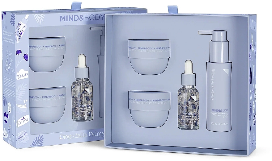 Set - Diego Dalla Palma Mind & Body Kit (b/scr/100ml + b/butter/75ml + sh/oil/100ml + b/oil/30ml) — photo N2