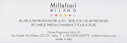 Car Perfume Refill 'Wood & Spices' - Millefiori Milano Icon Refill Legni & Spezie — photo N2