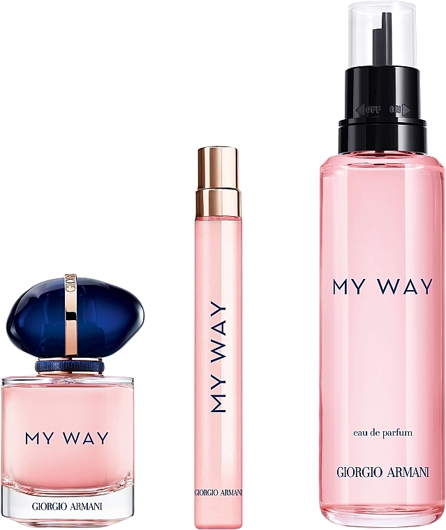 Giorgio Armani My Way - Set (edp/100ml + edp/30ml + edp/mini/10ml) — photo N3