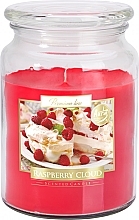 Premium Scented Candle in Jar 'Raspberry Cloud' - Bispol Premium Line Scented Candle Raspberry Cloud — photo N2