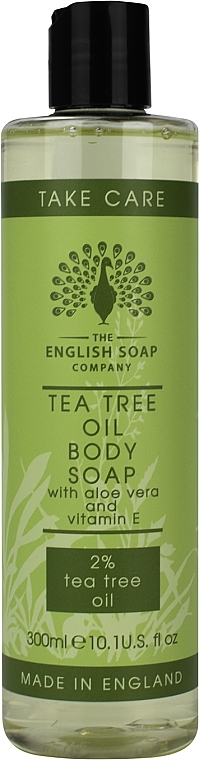 Liquid Body Soap with Tea Tree Oil - The English Soap Company Take Care Collection Tea Tree Oil Body Soap — photo N1