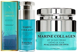 Fragrances, Perfumes, Cosmetics セット - ErthSkin London Marine Collagen (d/cr/50ml + serum/30ml)