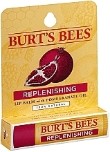 Fragrances, Perfumes, Cosmetics Lip Balm - Burt's Bees Pomegranate Replenishing Lip Balm