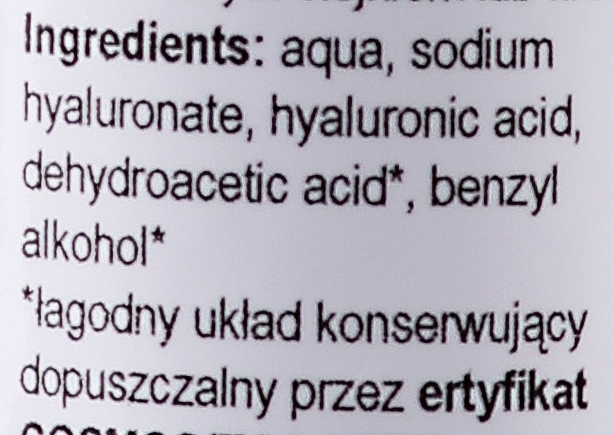 Triple Activity Hyaluronic Acid 1% (with dispenser) - E-Fiore Hyaluronic Acid Gel 1% — photo N3