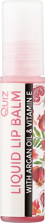 Pomegranate Lip Balm - Quiz Cosmetics Liquid Lip Balm With Argan Oil & Vitamin E — photo N1