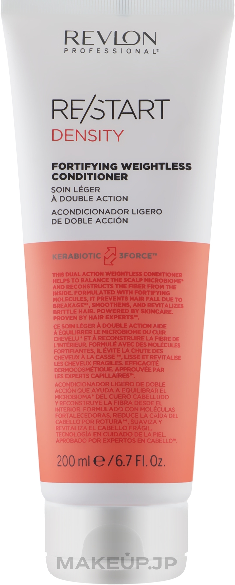 Weightless Fortifying Conditioner - Revlon Professional Restart Density Weightless Fortifying Conditioner — photo 200 ml