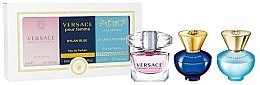 Fragrances, Perfumes, Cosmetics Set - Versace Ladies Mini Set (edt/5ml + edt/5ml + edp/5ml)